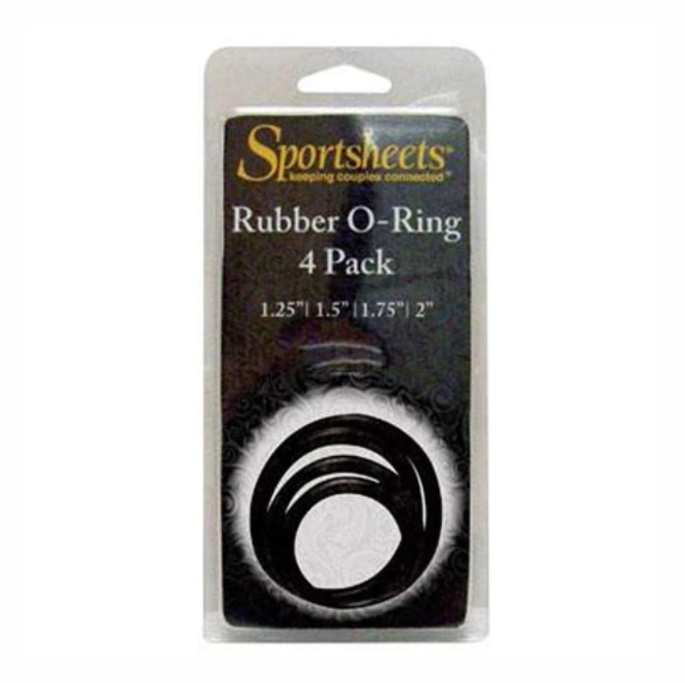 Sportsheets Rubber O-Ring 4-Pack 1.25"