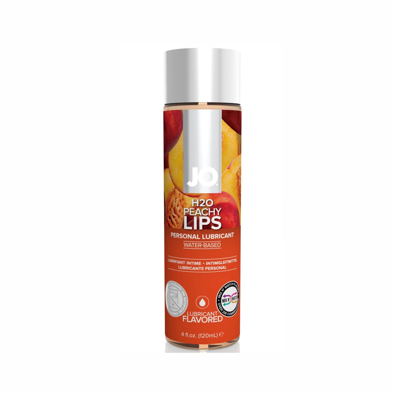 JO H2O Flavored Peachy Lips 4 Oz / 120 ml